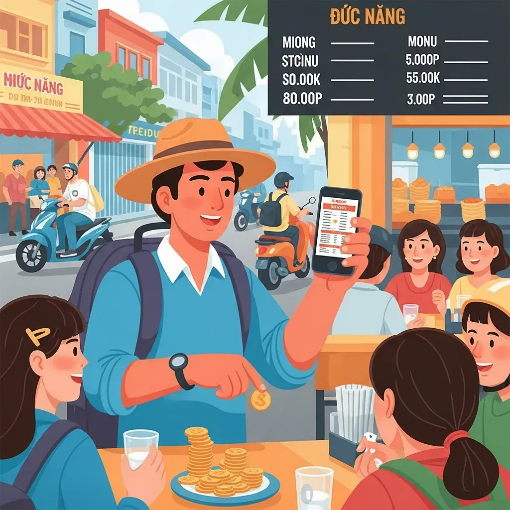 Du khách kiểm tra bảng giá niêm yết tại quán ăn đông khách Đà Nẵng