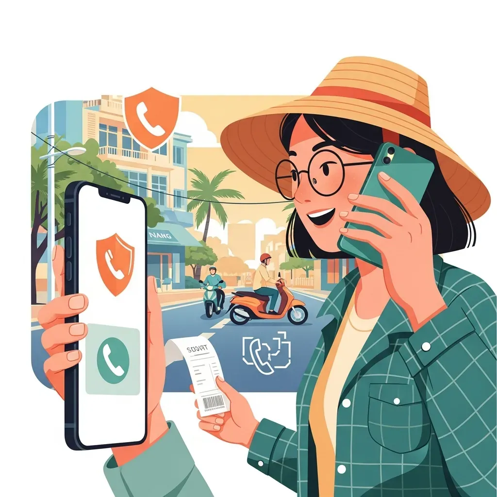 Du khách gọi tổng đài hỗ trợ và giữ hóa đơn khi nghi bị chặt chém
